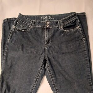 Rue21 Skinny Jeans‎ Women's 11/12 Pockets 34 X 33 Stretch Jeans/ High Rise